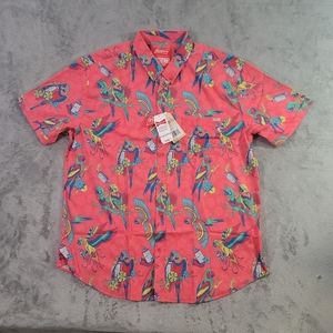 RSVLTS Mens Button Up Shirt Polly Want a Cracker XXL